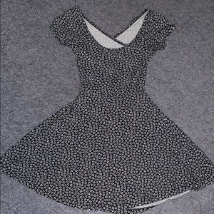 Brandy Navy white floral summer A-line dress